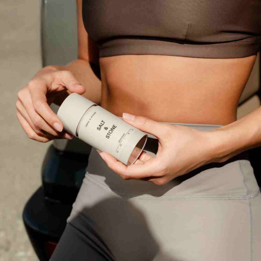 Alternative view of SALT & STONE Aluminium Free Natural Deodorant Stick - Santal & Vetiver (75 g)
