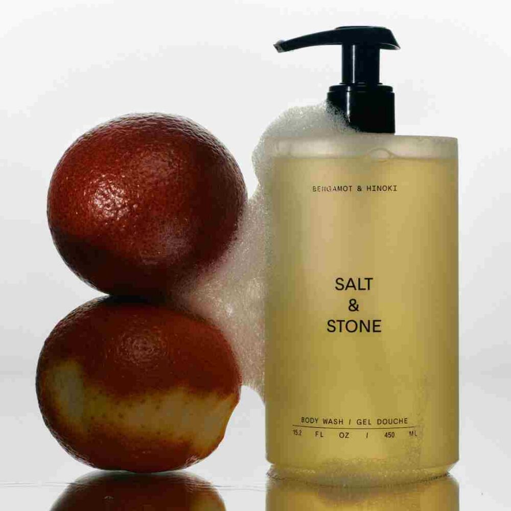 Alternative view of SALT and STONE Body Wash – "Bergamot and Hinoki" (450 ml)