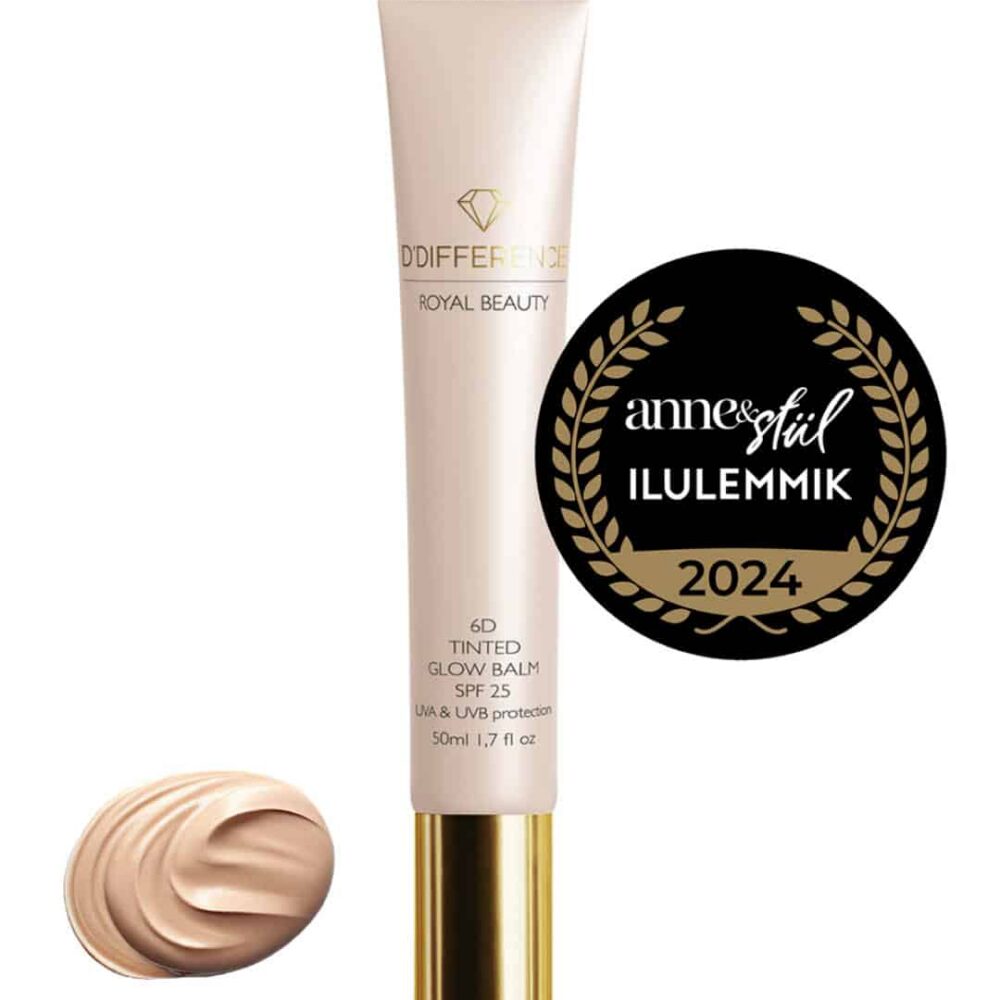 Alternative view of D'DIFFERENCE 6D Tinted Glow Balm SPF 25 Creamy Nude nr. 1, põhjamaiselt heledale nahale (50ml)