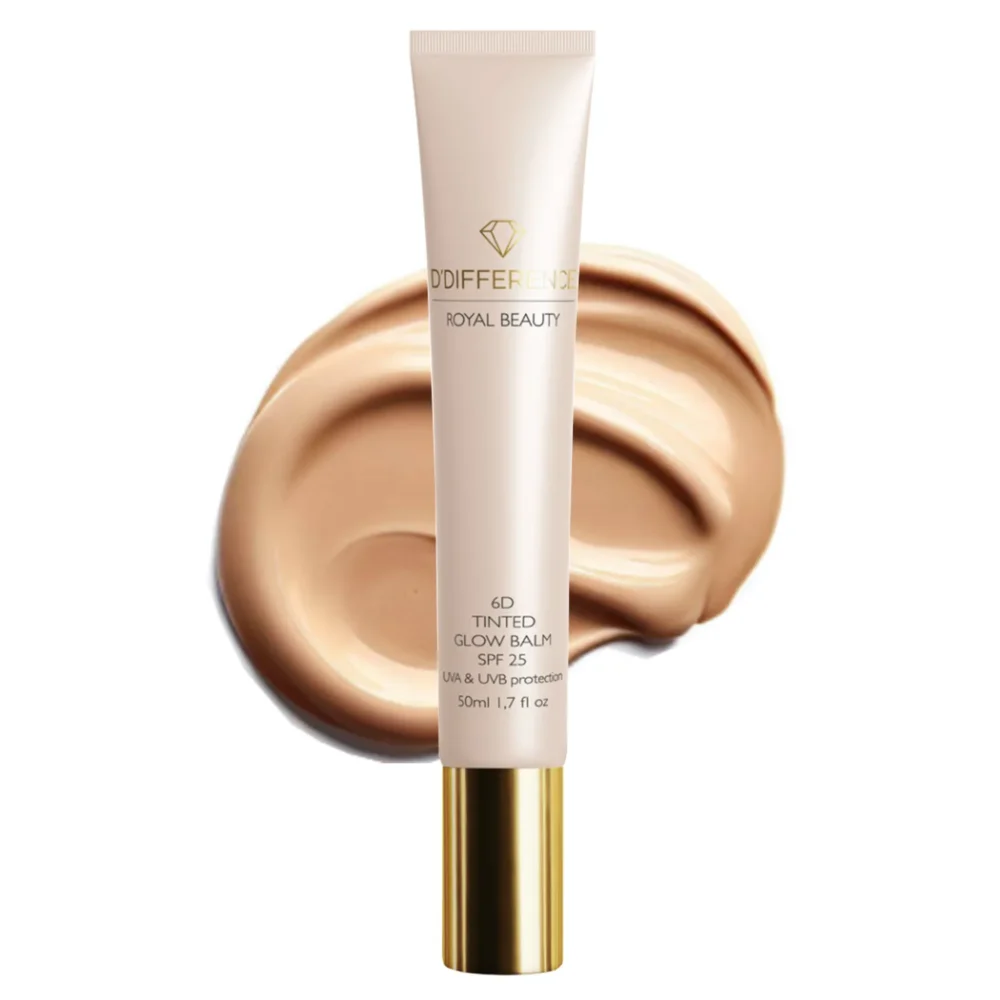 D'DIFFERENCE  6D Tinted Glow Balm SPF 25 Creamy Nude nr. 1 (50ml)