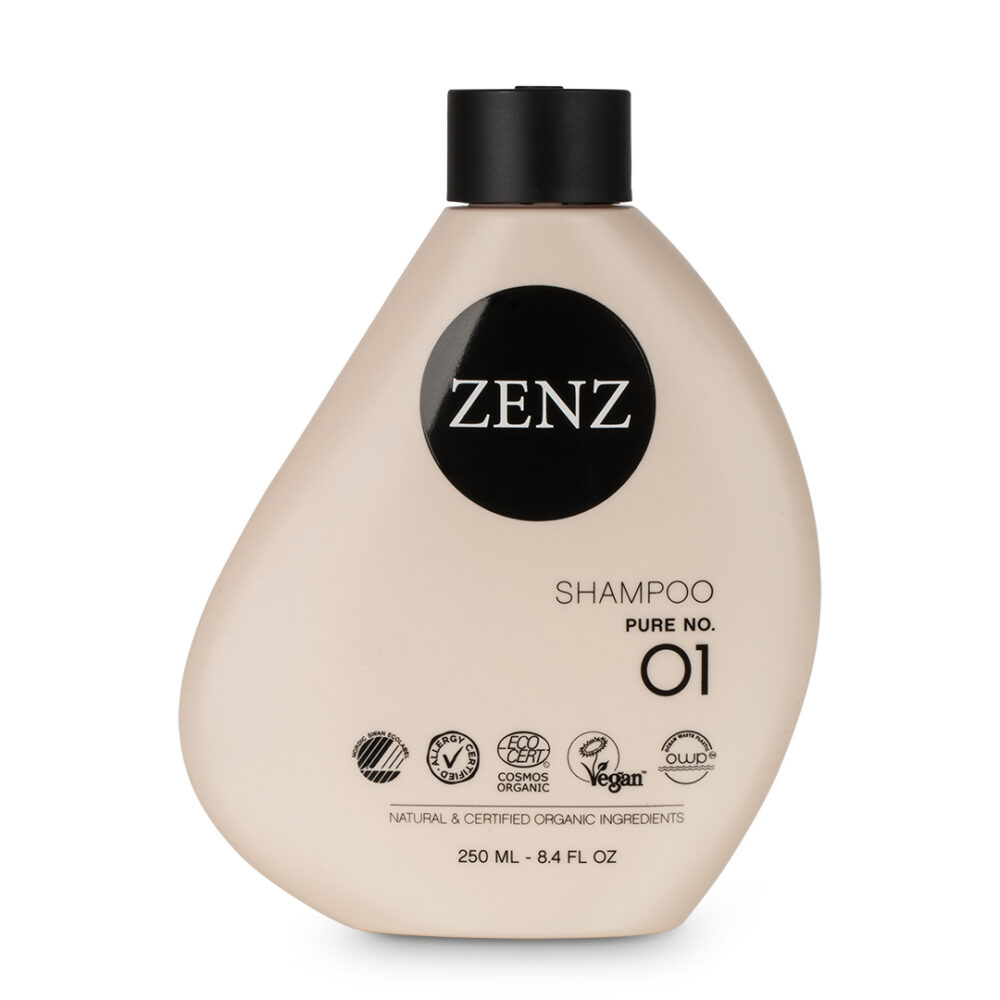 ZENZ Organic Hypoallergenic, Fragrance-free Shampoo Pure No. 01 (250 ml)