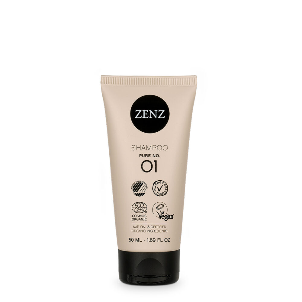 ZENZ Organic Hypoallergenic, Fragrance-free Shampoo Pure No. 01 (50 ml)