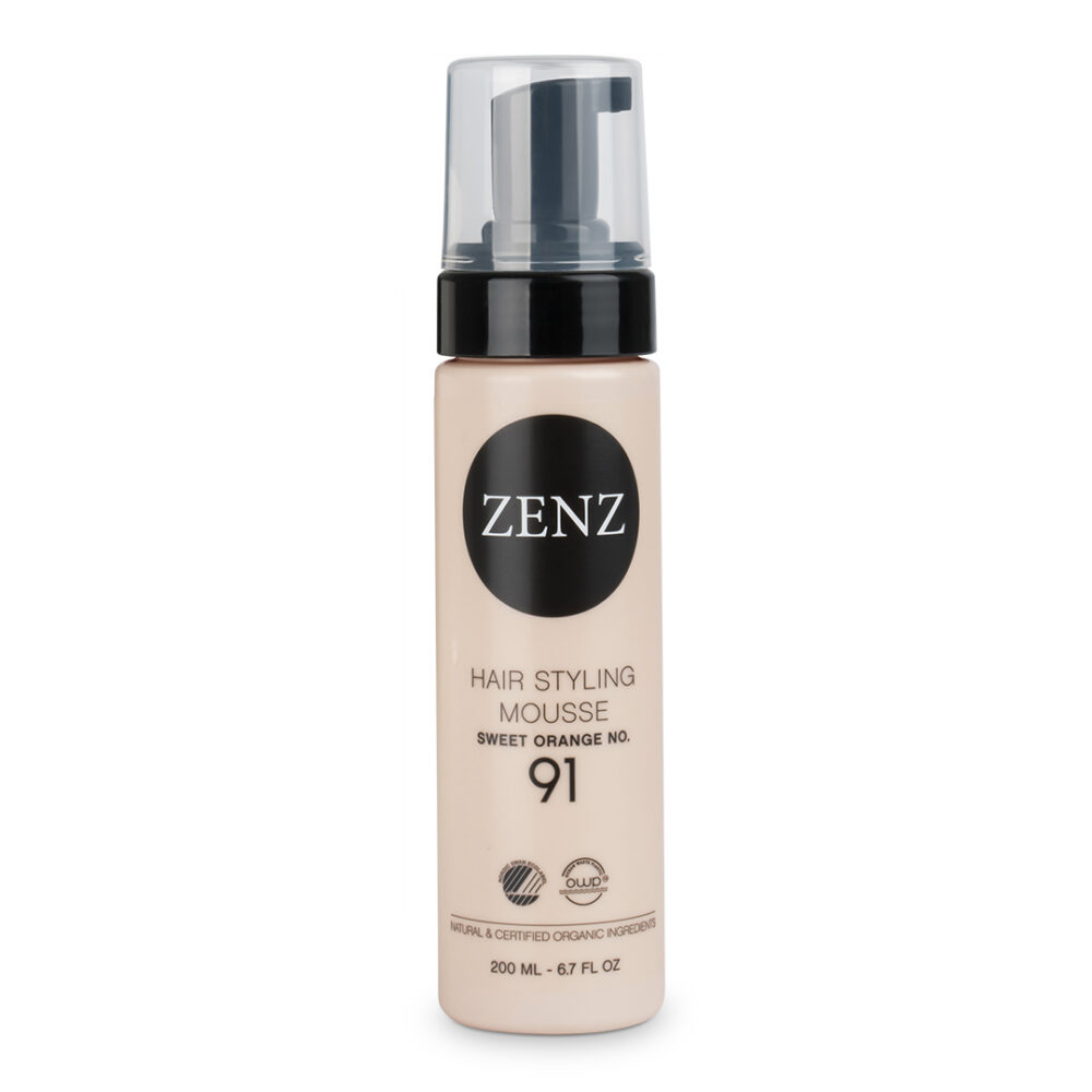 ZENZ Organic Hair Styling Mousse Sweet Orange No. 91 (200ml)